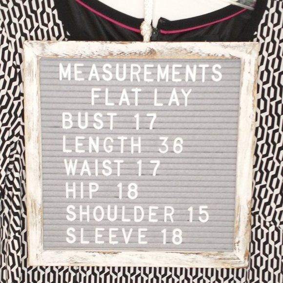 Laundry by Shelli Segal 4 NWT Black White Geometric Shift Dress Cut Out Neck - Picture 11 of 11